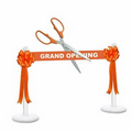 Grand Opening Kit-36" Ceremonial Scissors, Ribbon, Bows, Stanchions